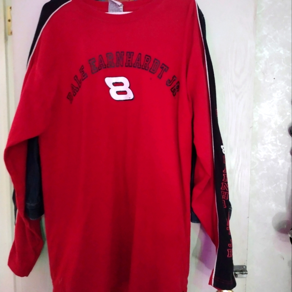 X-tra Lg.Long Sleeved Dale Earnhardt Jr.Shirt(has sm black spot seen in last pic